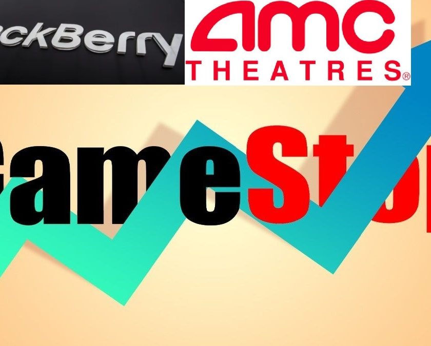 GameStop AMC y Black Berry acciones - ahora us