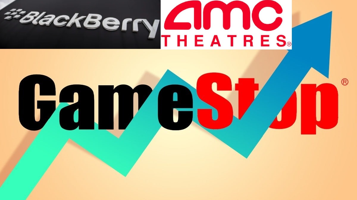 GameStop AMC y Black Berry acciones - ahora us